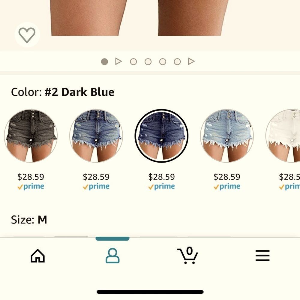 Brand New in Packaging. Cut Off Denim Jean Shorts for Women. - Picture 3 of 8